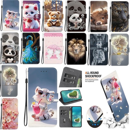 Custodia telefono flip pelle